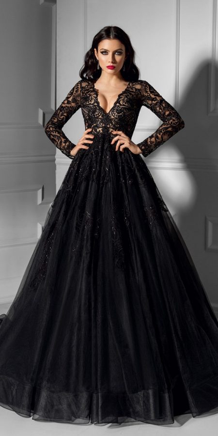 33 Beautiful Black Wedding Dresses That Will Strike Your Fancy Wedding Dresses Guide 6744