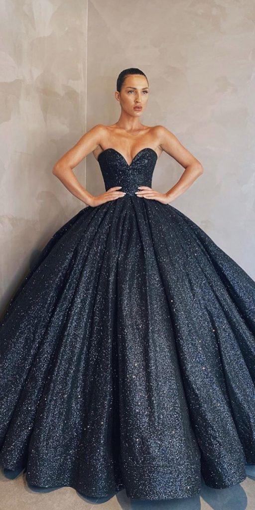 33 Beautiful Black Wedding Dresses That Will Strike Your Fancy ...