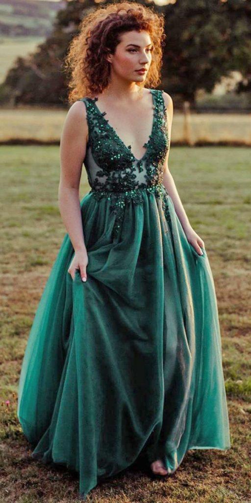 colored wedding dresses a line green lace v neckline green cargoclothing