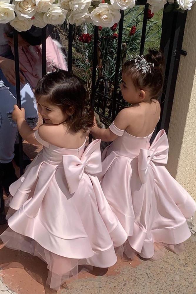 country flower girl dresses simple with bows vintagerosebyhannahaj