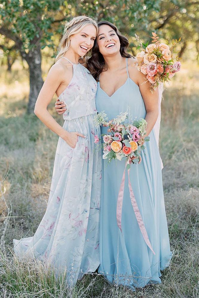 floral bridesmaid dresses long rustic country shoprevelry