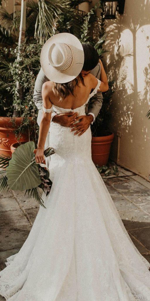 hawaiian wedding dresses off the shoulder with train austin texas wedding photographer