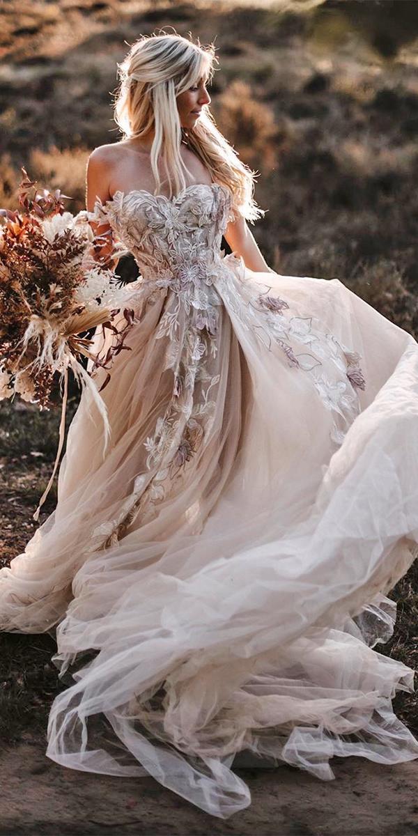 24 Lace Boho Wedding Dresses To Inspire You | Wedding Dresses Guide