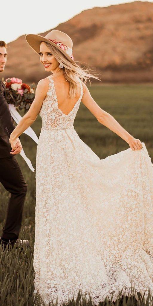 barnyard wedding dresses a line low back lace with train casablancabridal