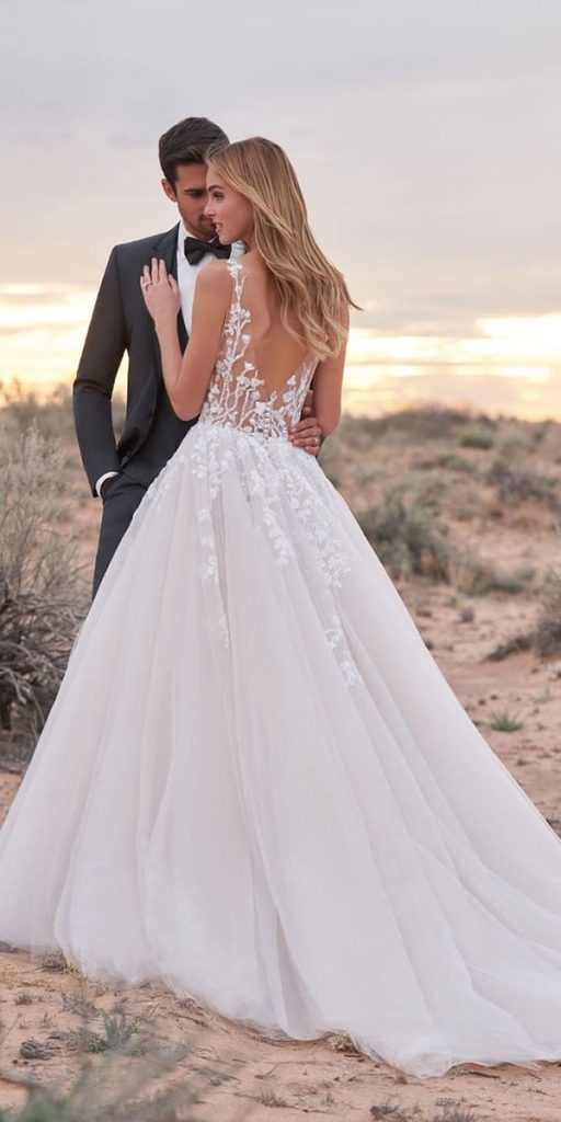 country wedding dresses a line v back lace rustic allurebridals
