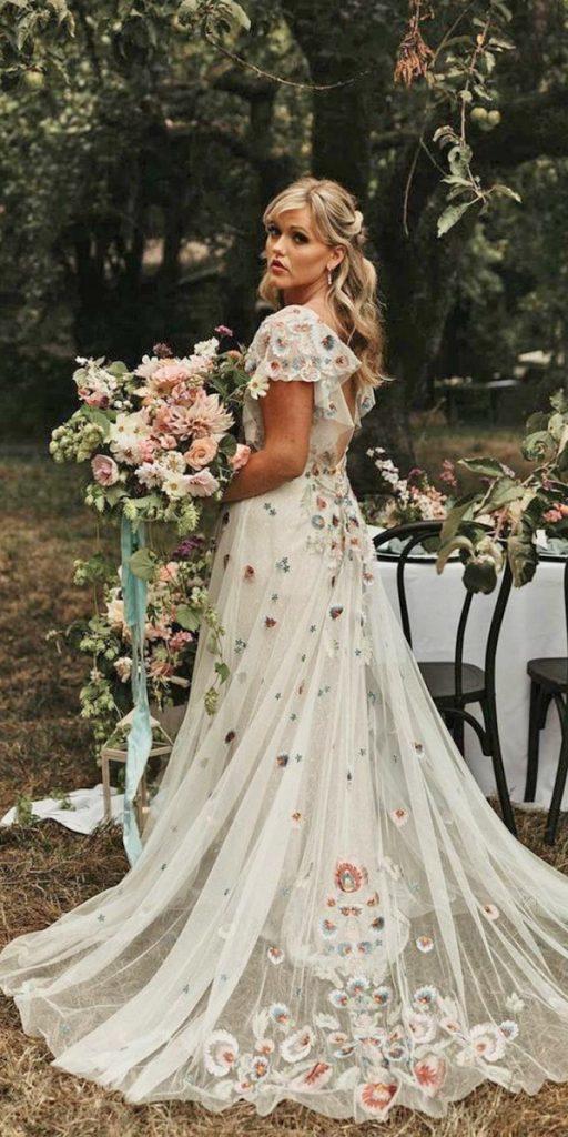  floral wedding dresses white country willow by watters