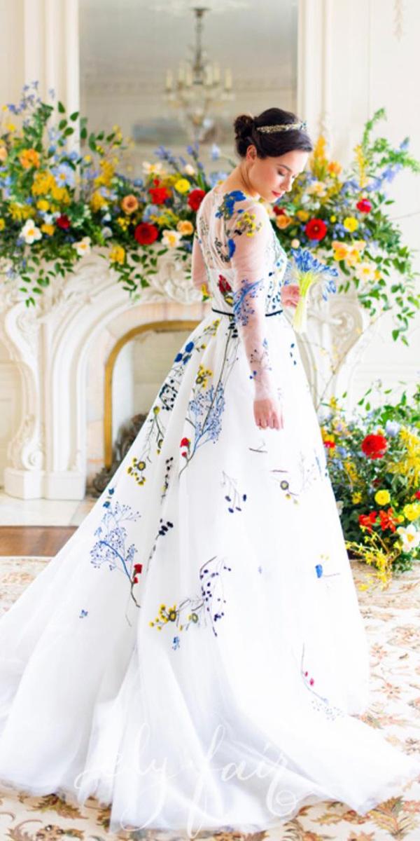 Floral Wedding Dresses 21 Gowns For Your Magic Party