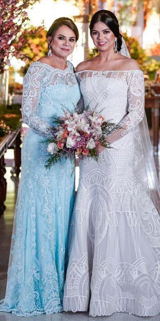 long mother of the bride dresses sheath with long sleeves lace paulo dolce