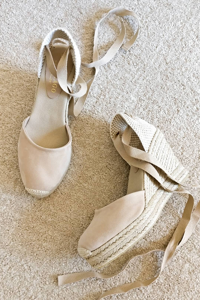 beach wedding shoes wedge simple comfortable silvialagobrand