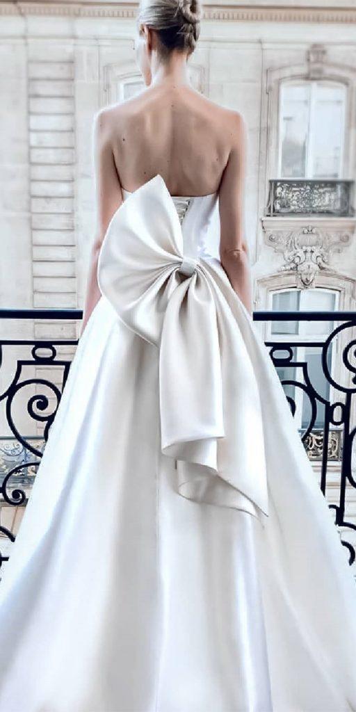 top wedding dresses princess low back with bow simple jennypackham