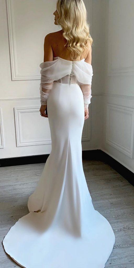 Satin Mermaid Wedding Dresses For Extraordinary Brides