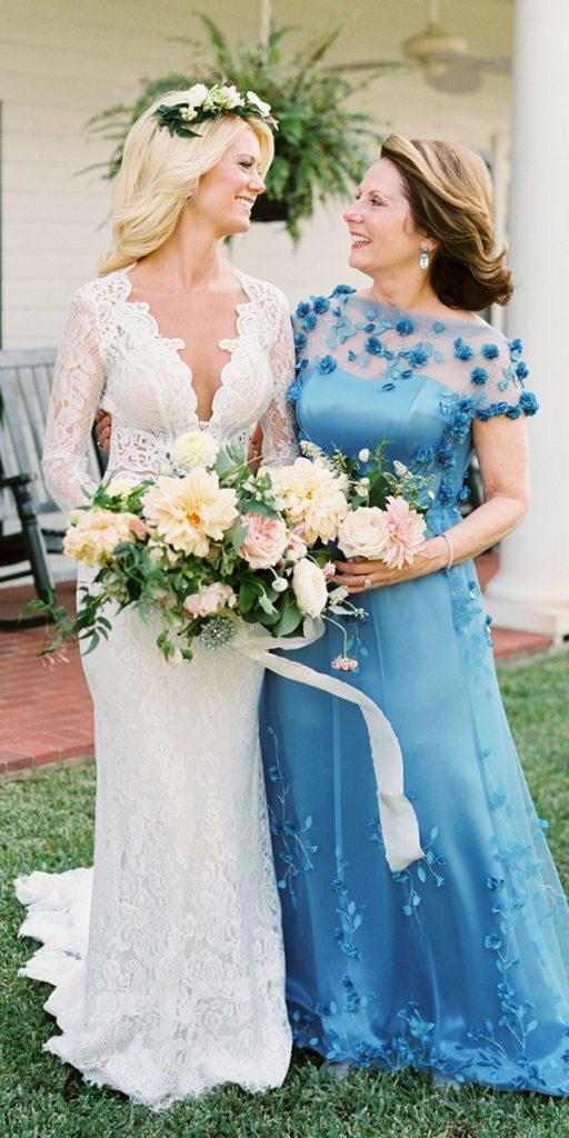 long mother of the bride dresses maxi dress blue with cap sleeves sarahkatephoto