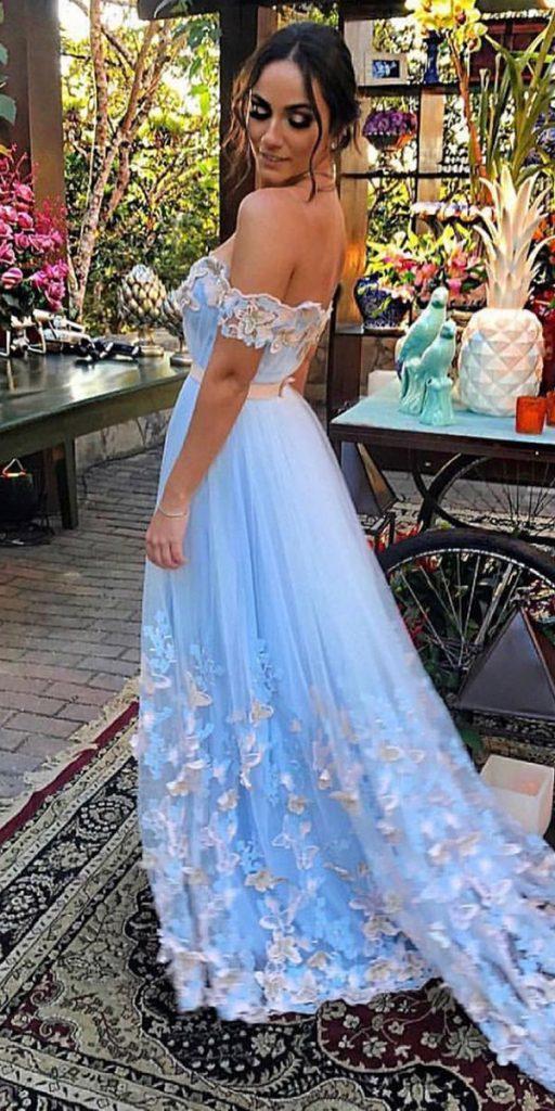 beach wedding guest dresses boho maxi off the shoulder blue isabellanarchi