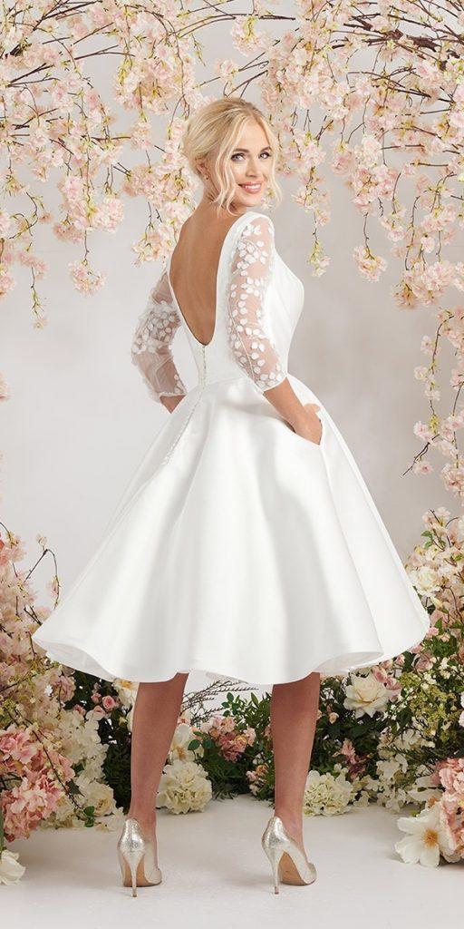 18 Exclusive Knee Length Wedding Dresses Wedding Dresses Guide 8387