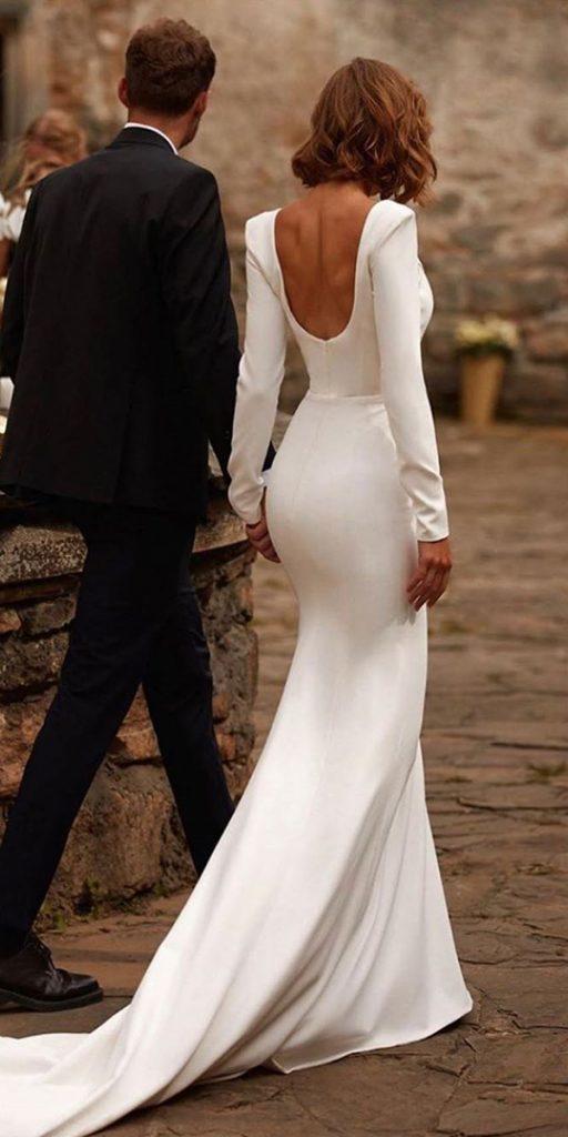 minimalist wedding dress