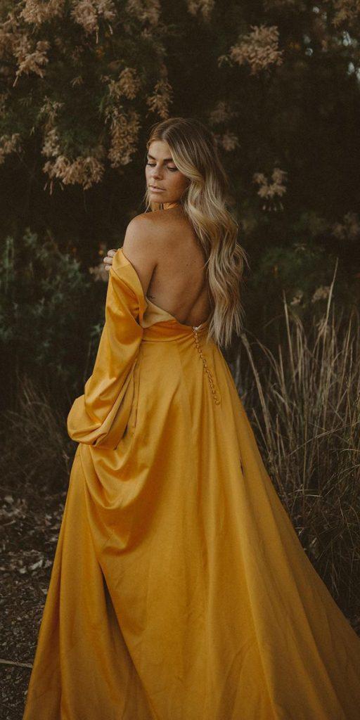 15 Colored Wedding Dresses To Make You A Stylish Bride
