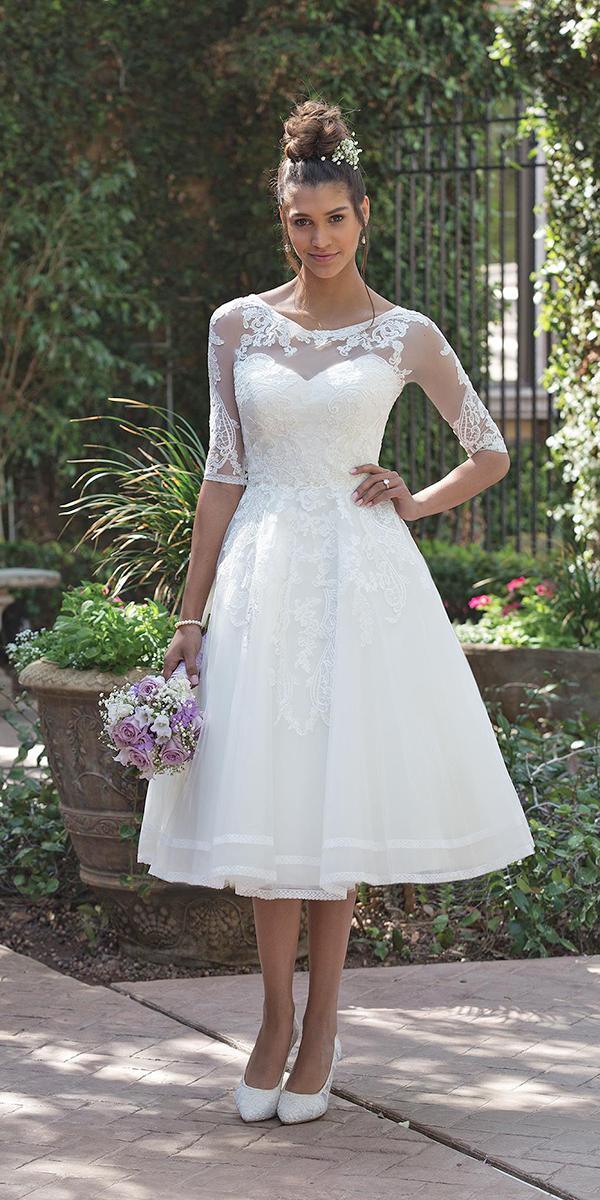 24 Exclusive Knee Length Wedding Dresses Wedding Dresses Guide 3826