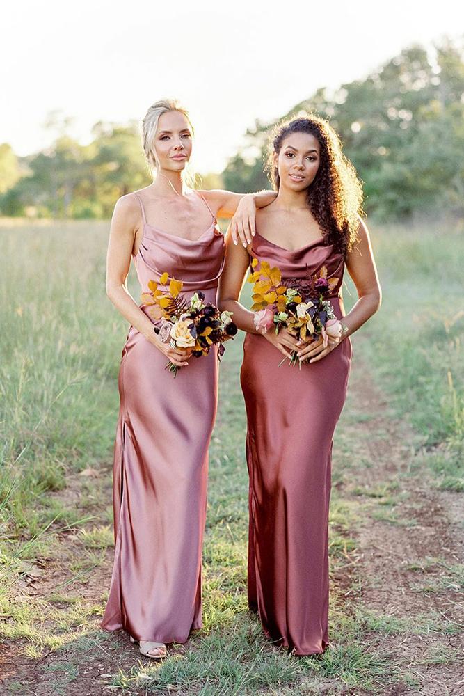 summer country wedding bridesmaid dresses