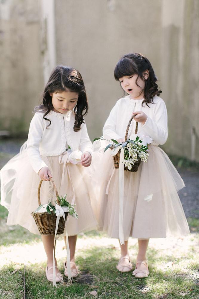 tutu flower girl dresses beige skirt rustic judy pak