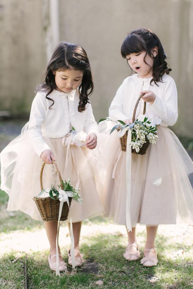 country flower girl dresses simple with tulle skirt rustic country judy pak photography