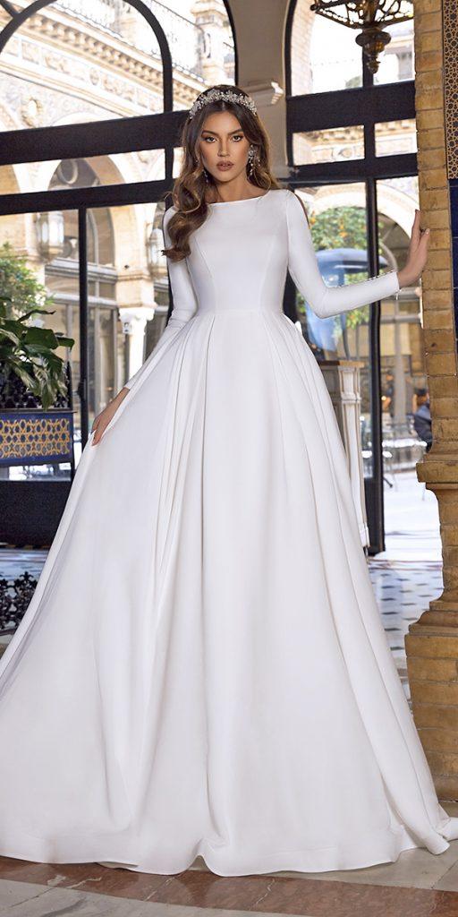 modest beautiful wedding dresses