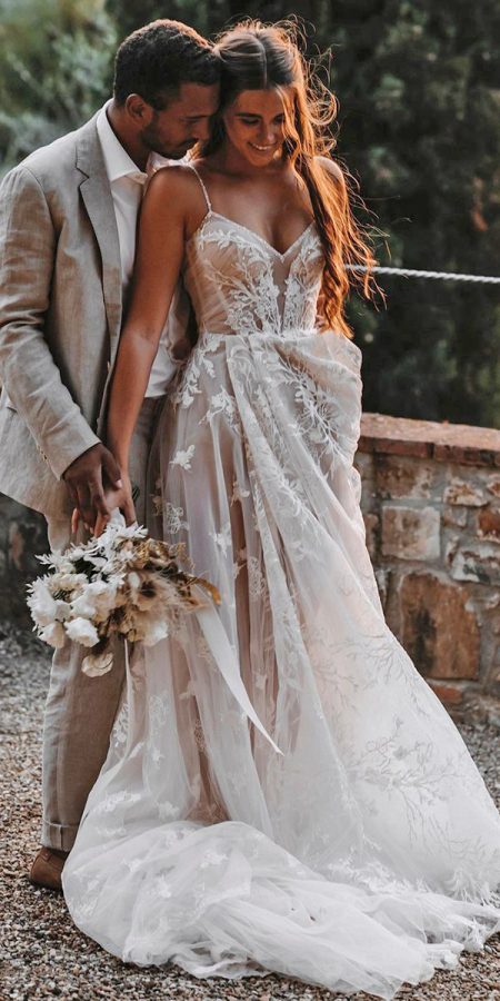 lace beach wedding