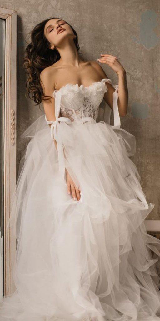 Lace princess wedding dress