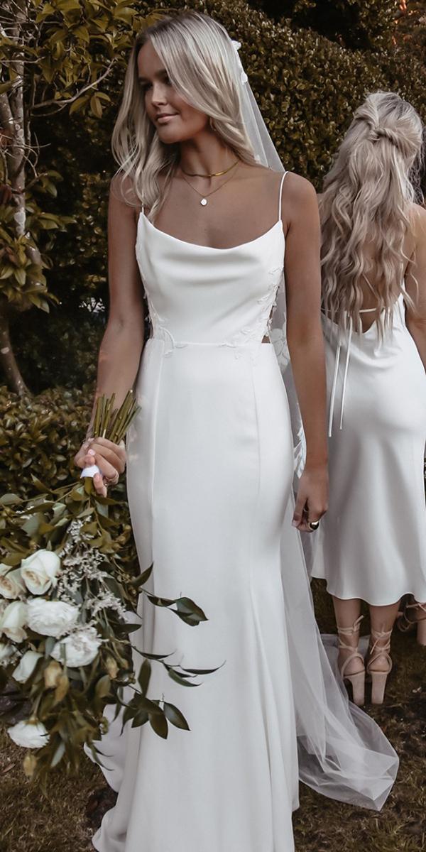 Silk Wedding Dresses For Elegant And Refined Bride 5875