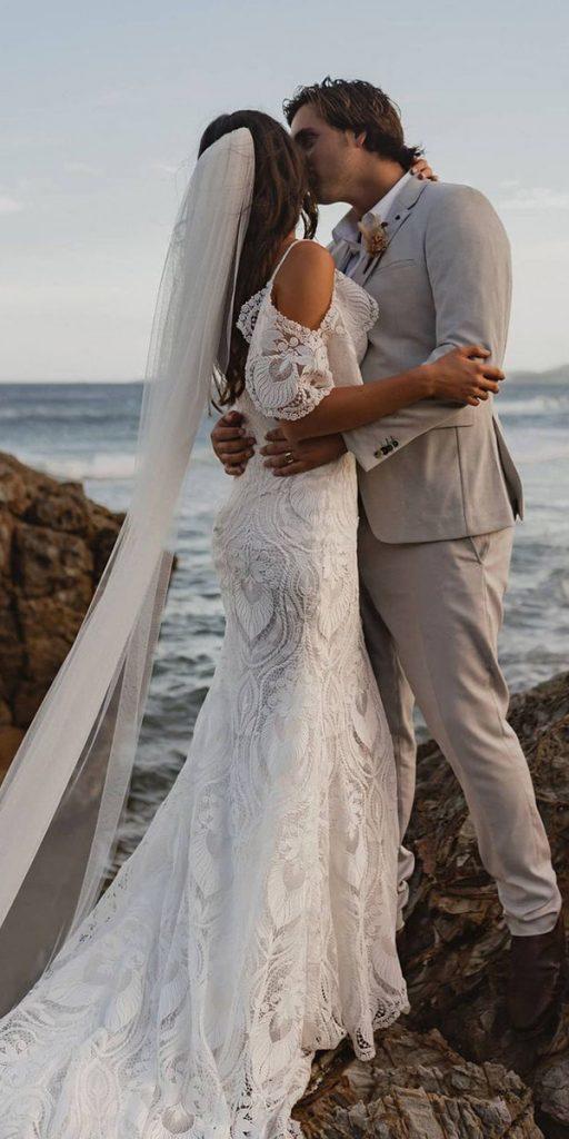 destination wedding dresses with spaghetti straps lace nathan lapham