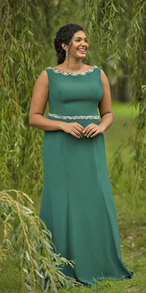 flattering mother of the bride dresses for plus sizes green simple with jeweled truebride