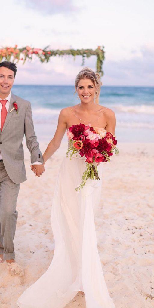 hawaiian wedding dresses simple beach brianleahyphoto