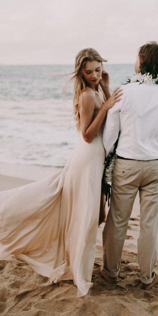 hawaiian wedding dresses simple beach flowy rodrigomoraesphotography