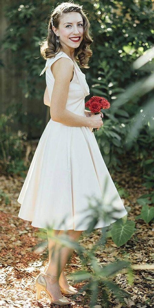 knee length wedding dresses simple rustic gabbychapin_photography