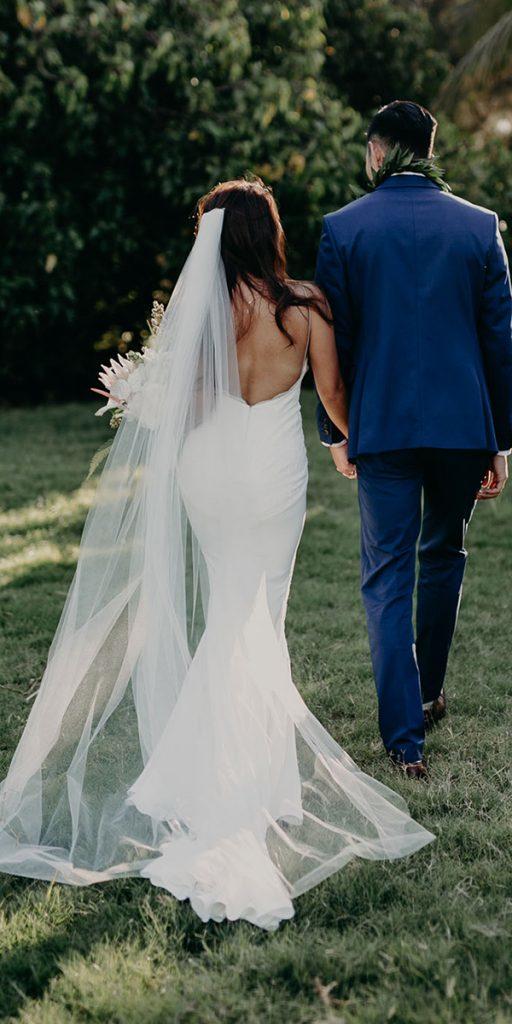 mermaid wedding dresses simple with spaghetti straps lovers society