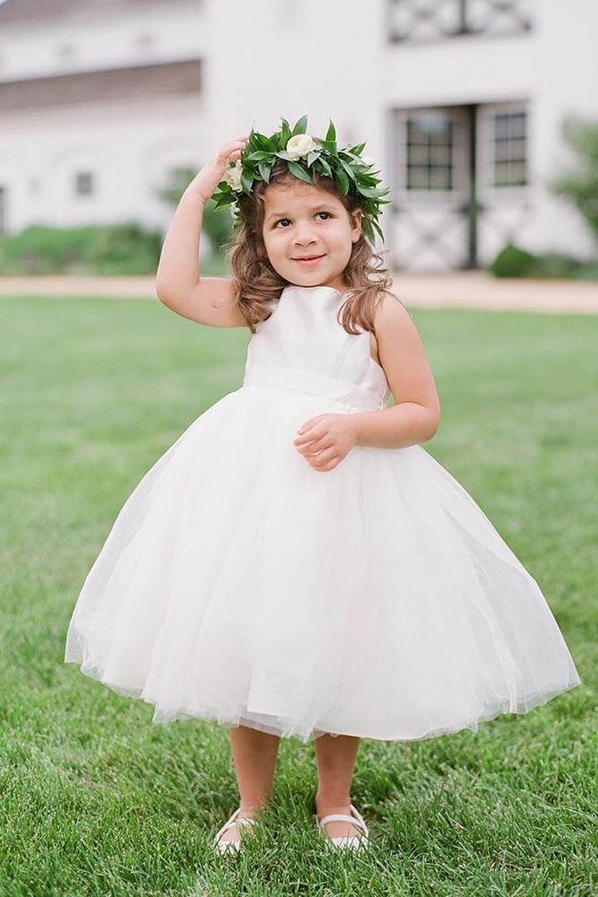 tutu flower girl dresses rustic white jodiandkurt
