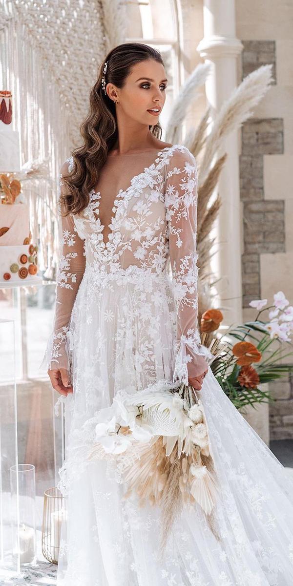 24 Lace Boho Wedding Dresses To Inspire You Wedding Dresses Guide 1434