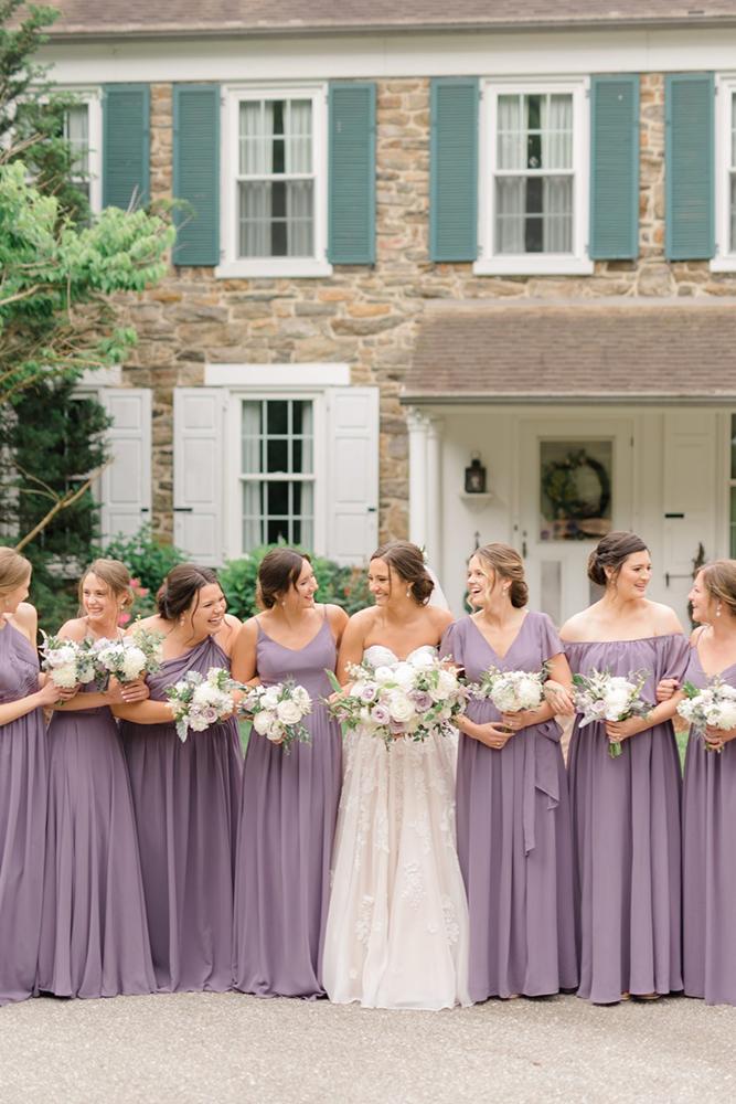 Lavender Purple Bridesmaid Dresses - WED2B