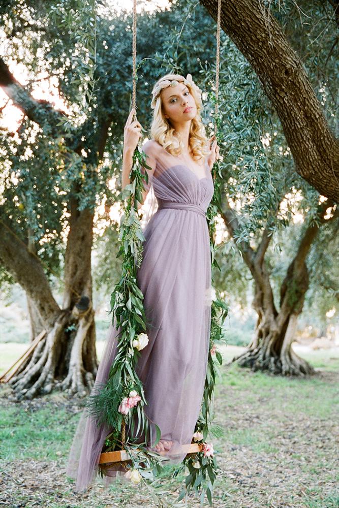 lavender bridesmaid dresses long simple mismathced rustic jenny_yoo