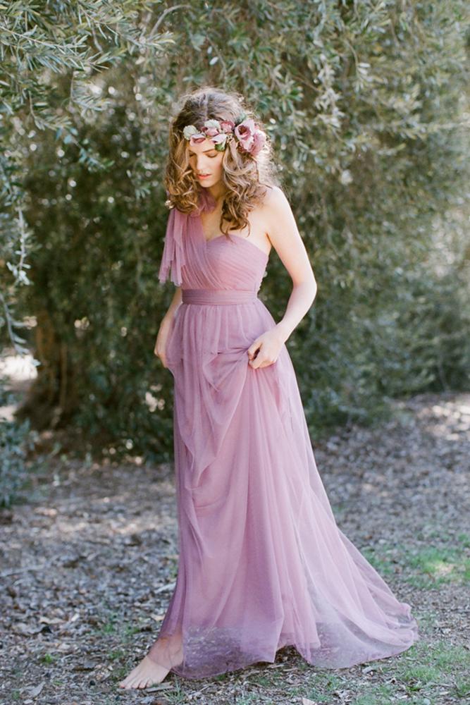 lavender bridesmaid dresses long simple rustic mismatches jenny_yoo