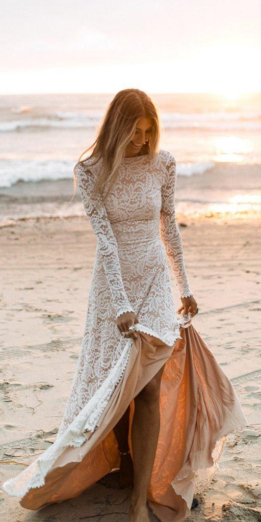 long sleeve wedding dresses sheath with long sleeves lace wearyourlovexo