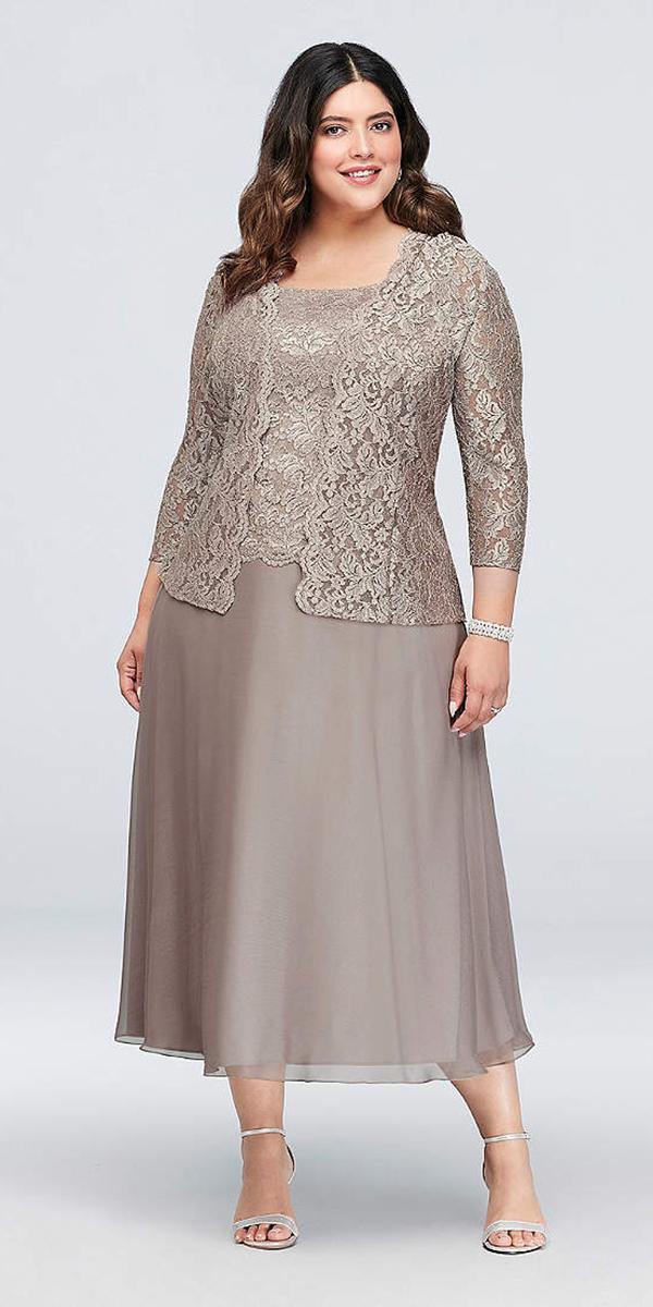 12 Mother Of The Bride Dresses With Jackets For Plus Size