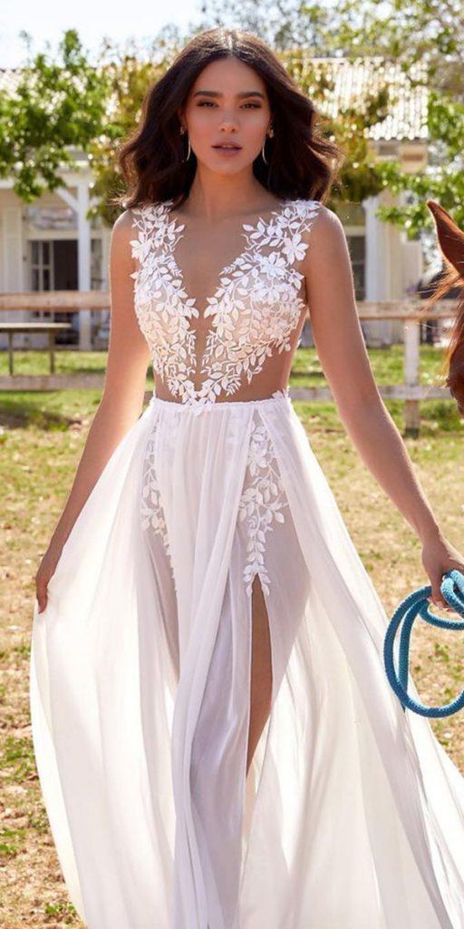 summer wedding dresses lace bohemian sexy beach julievinobridal