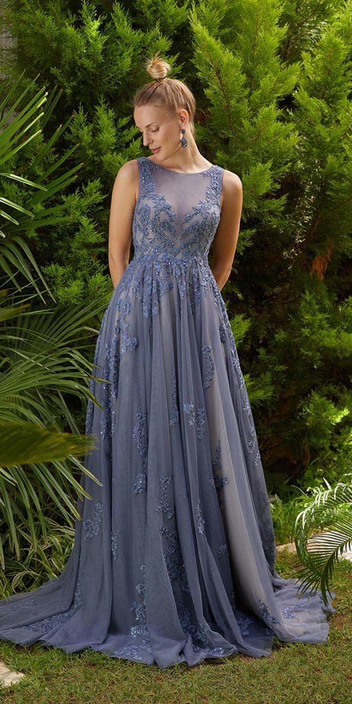 best mother of the bride dresses long navy with lace outdoor oleg cassini