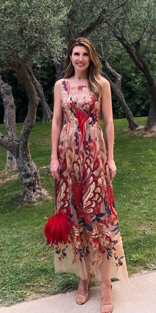 best mother of the bride dresses tea length floral appliques summer wandaborges