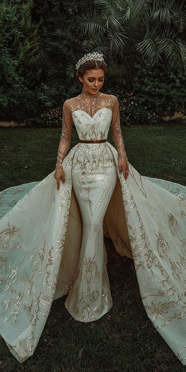 Illusion Long Sleeve Wedding Dresses Youll Like Wedding Dresses Guide 9724