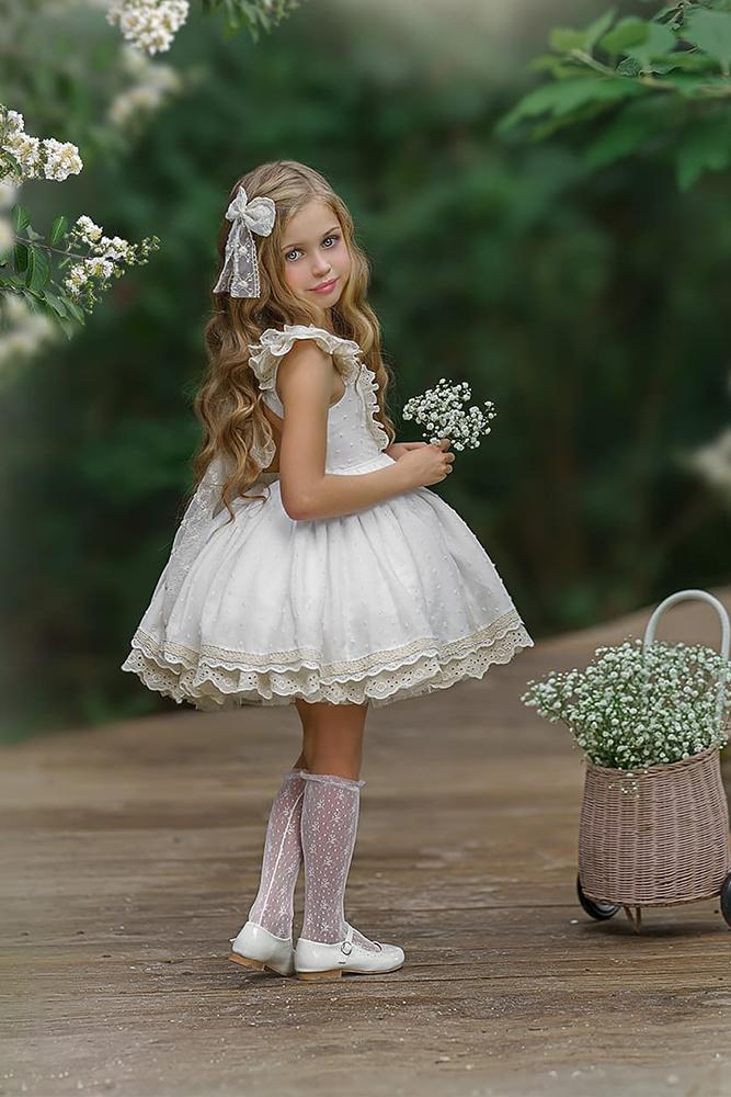 tutu flower girl dresses lace rustic country irinkac