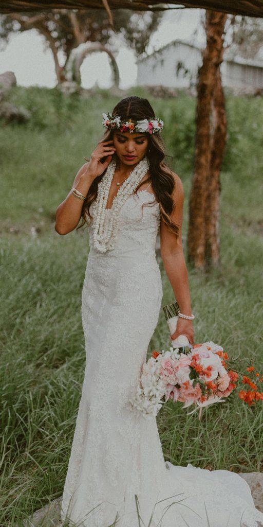 hawaiian wedding dresses lace sweetheart neckline sexy beach sottero and midgley