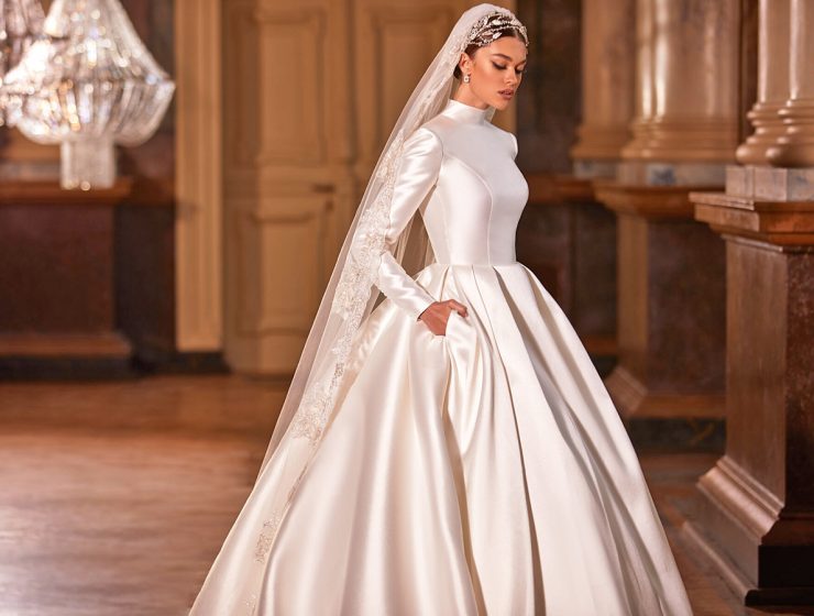 modest wedding dresses with sleeves
