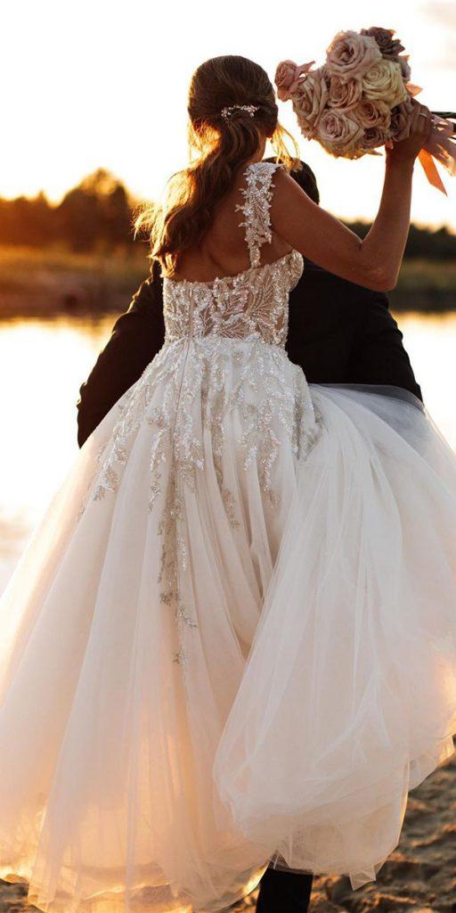 princess wedding dresses low back country tom sebastien