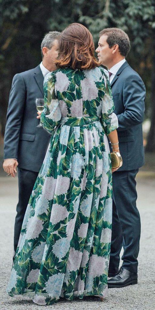  country mother of the bride dress a line with sleeves floral kinvitadas